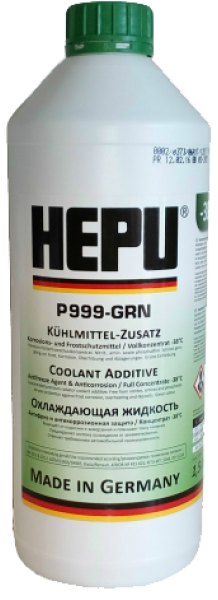 Антифриз HEPU G-11 зелений, концентрат -80°C  фото в інтернет магазині https://oilx.com.ua